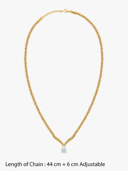 IXIA by GIVA Private School Gold Plated Necklace