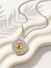 IXIA by GIVA Clan Symbol Dual Tone Necklace