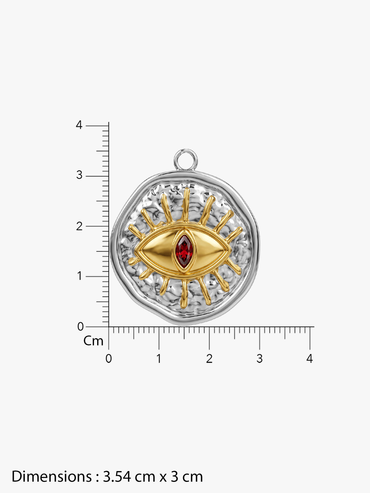 IXIA by GIVA Clan Symbol Dual Tone Necklace