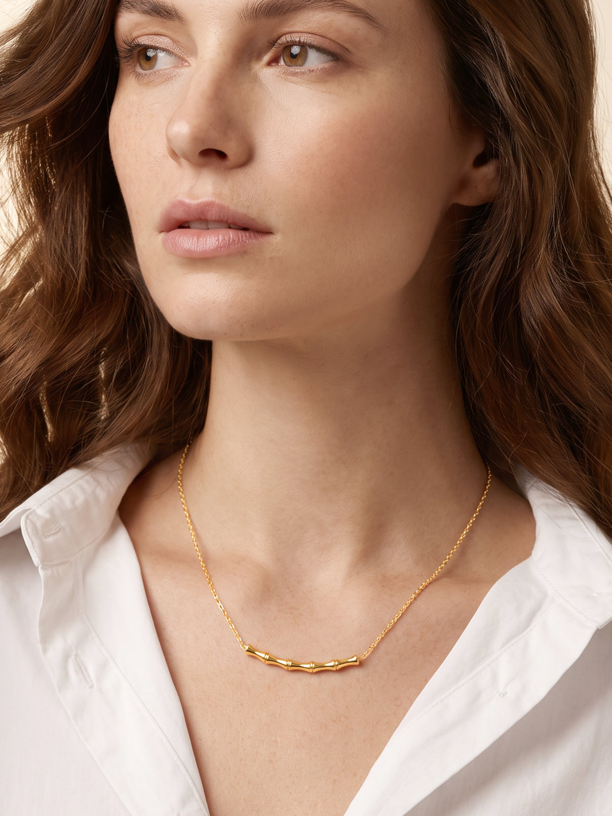 IXIA by GIVA Forever Material Gold Plated Necklace