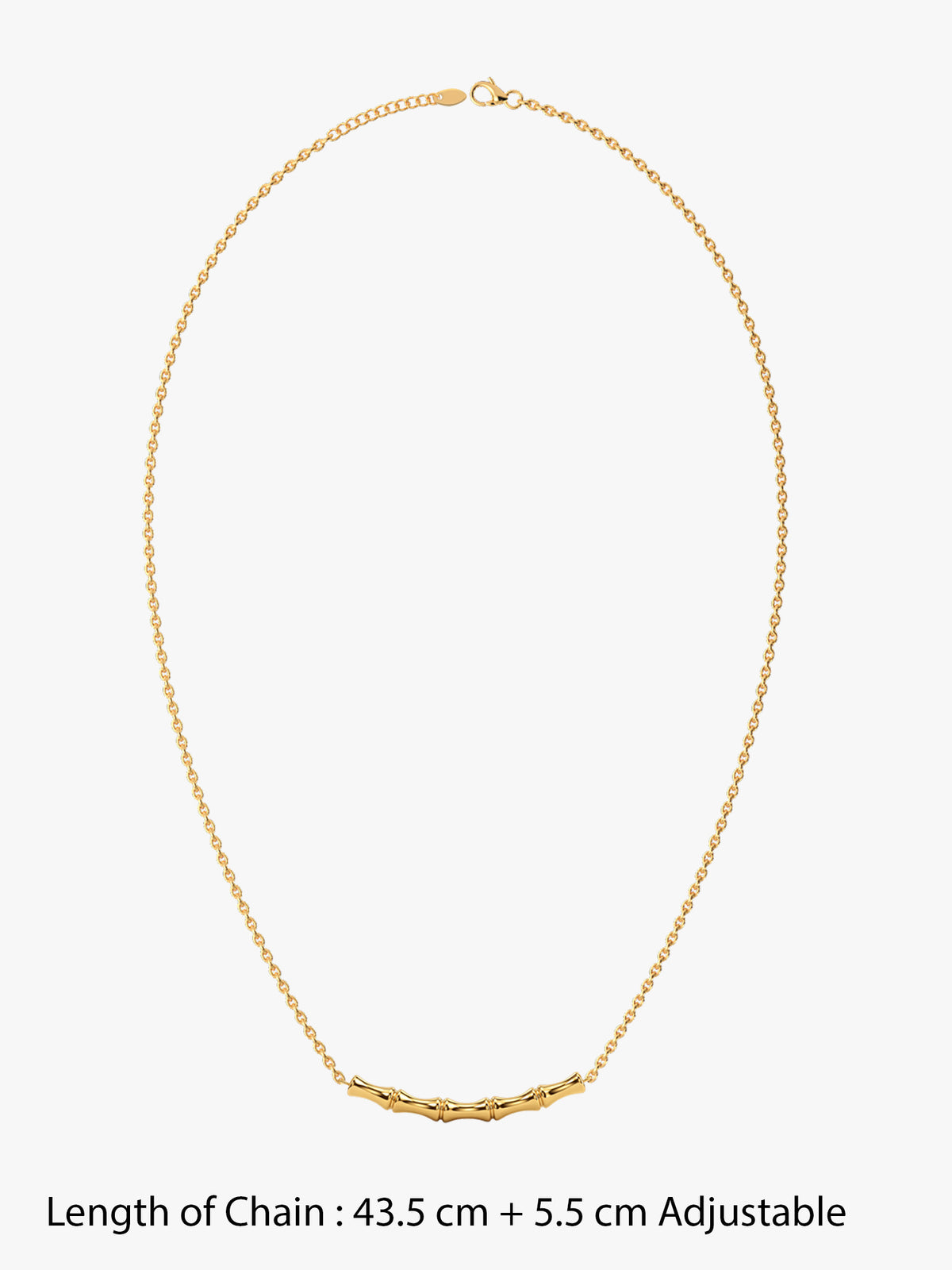 IXIA by GIVA Forever Material Gold Plated Necklace