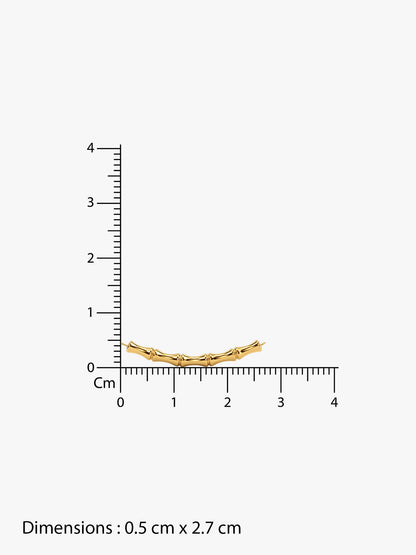 IXIA by GIVA Forever Material Gold Plated Necklace