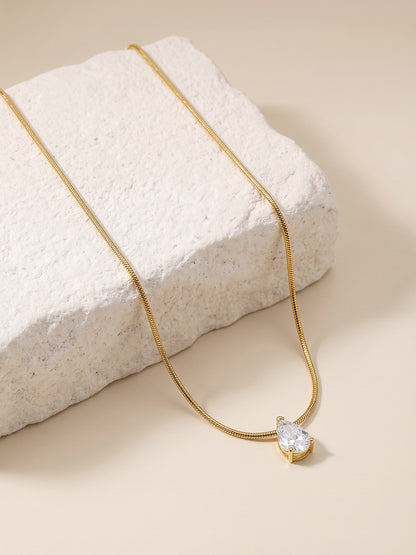 Core Glow Gold Plated Necklace