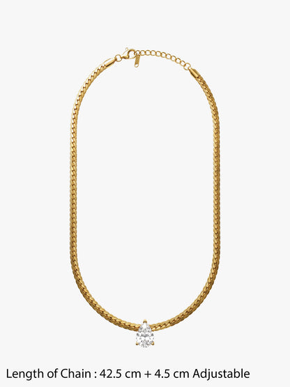 OnnMe by GIVA Core Glow Gold Plated Necklace