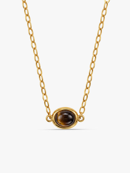 IXIA by GIVA Velvet Flame Gold Plated Necklace