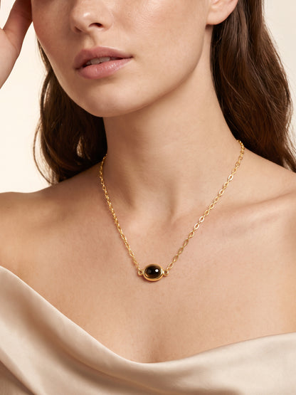 IXIA by GIVA Velvet Flame Gold Plated Necklace