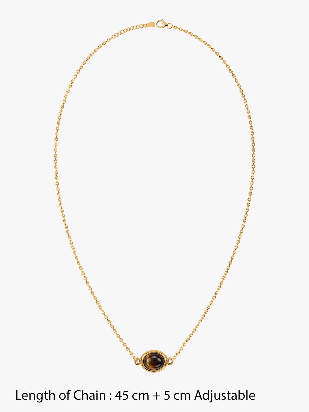 IXIA by GIVA Velvet Flame Gold Plated Necklace