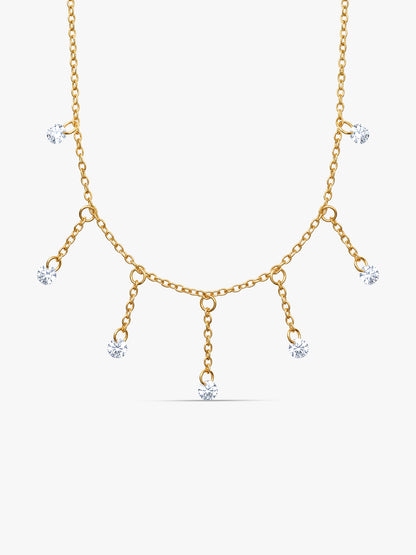 IXIA by GIVA Lucky Girl Gold Plated Necklace