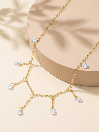 IXIA by GIVA Lucky Girl Gold Plated Necklace