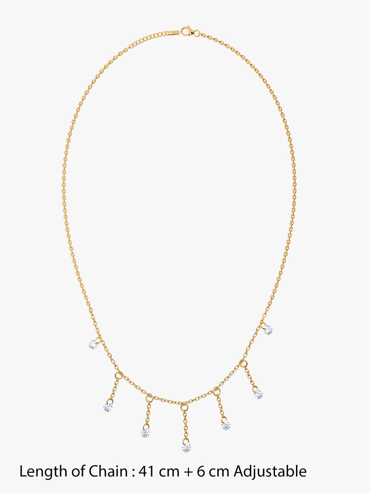 IXIA by GIVA Lucky Girl Gold Plated Necklace