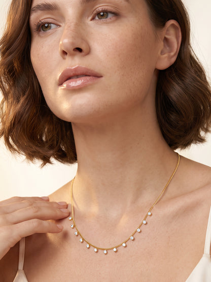 IXIA by GIVA Brunch Chic Gold Plated Necklace