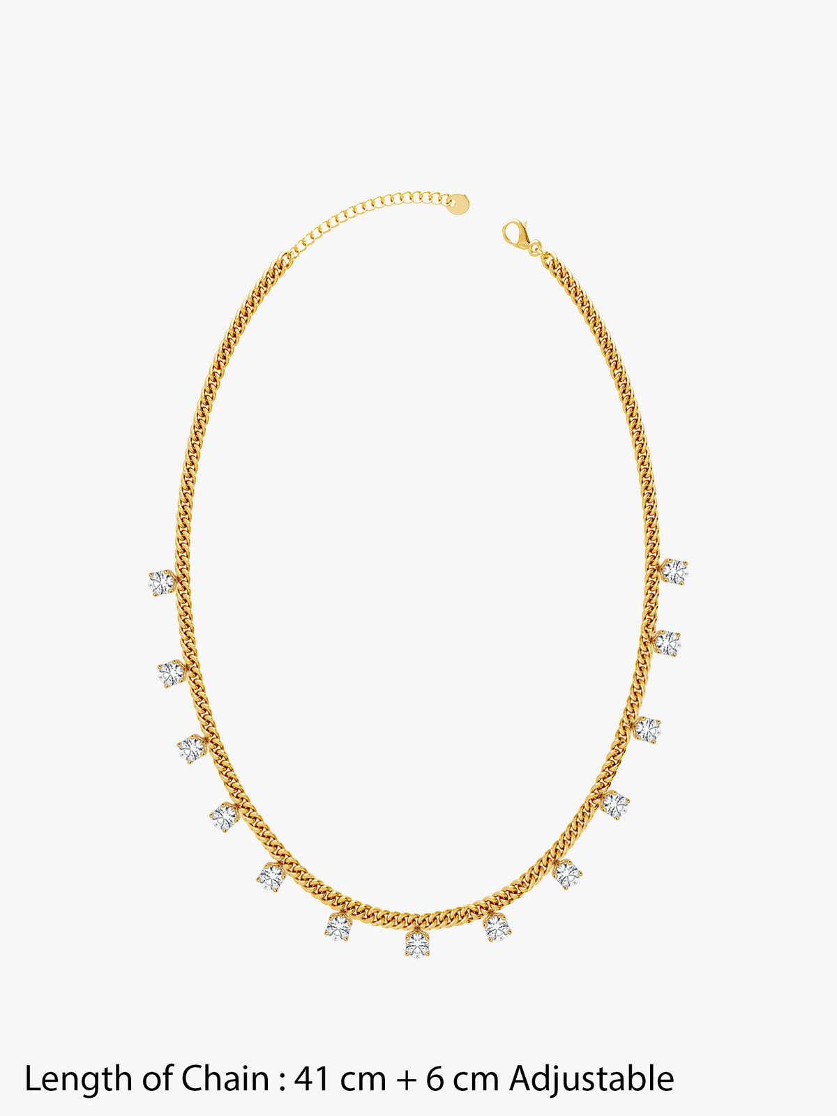 IXIA by GIVA Brunch Chic Gold Plated Necklace