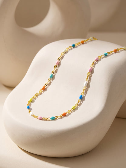 IXIA by GIVA Microdosing Gold Plated Necklace