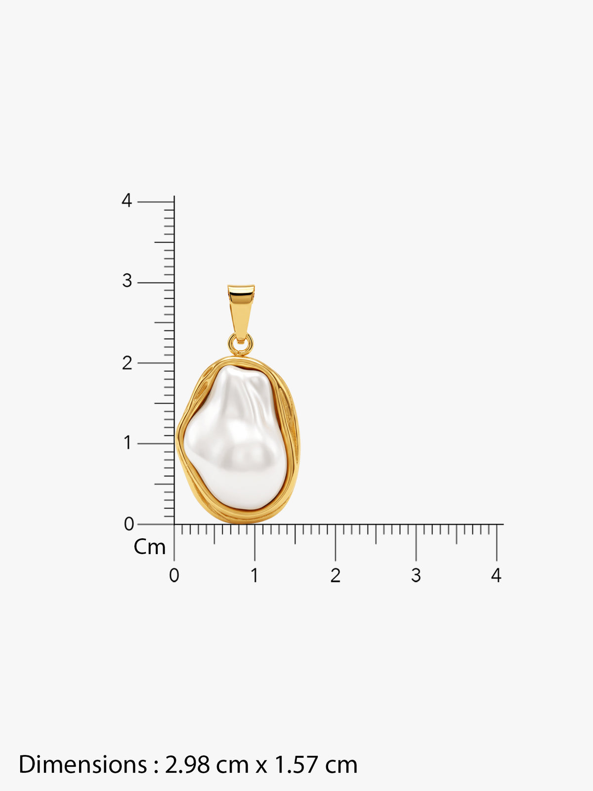 IXIA by GIVA Worth The Wait Gold Plated Pearl Necklace