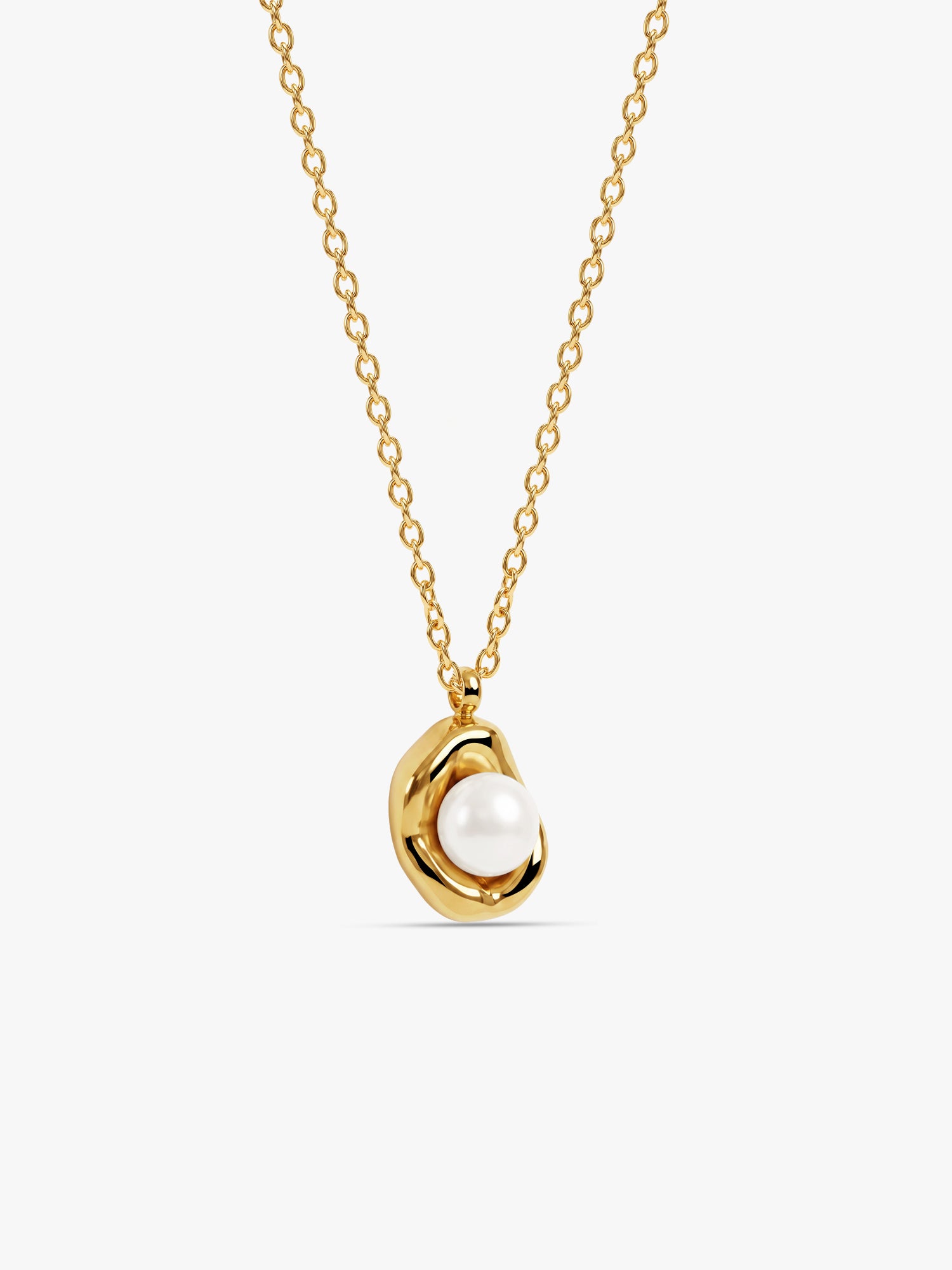 OnnMe by GIVA Pearl Whisper Gold Plated Necklace