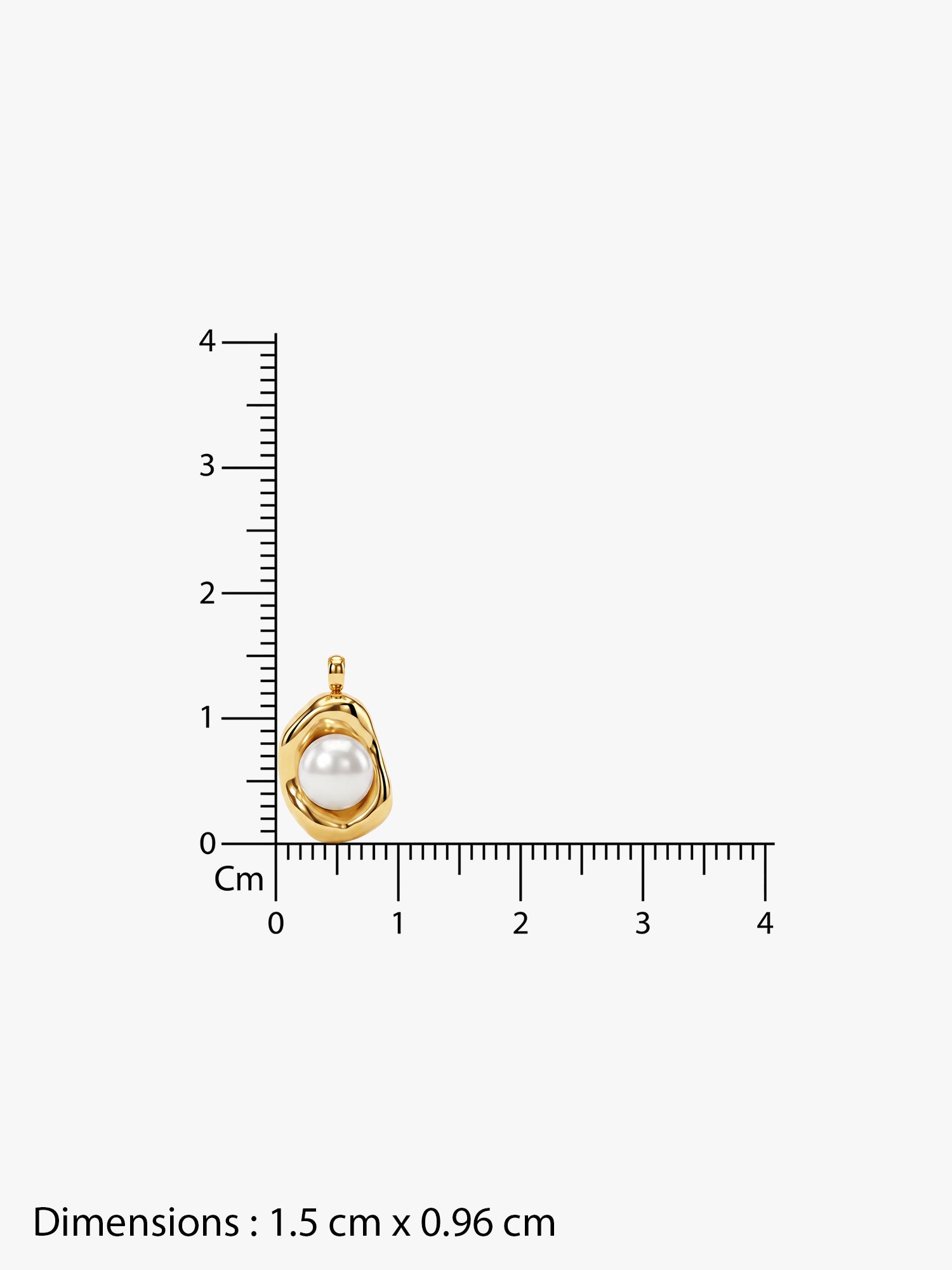 OnnMe by GIVA Pearl Whisper Gold Plated Necklace