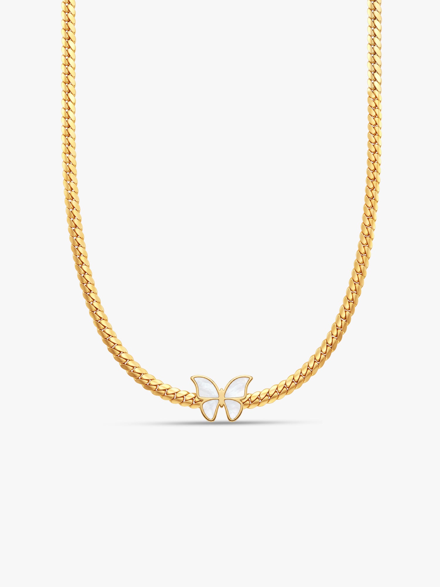 OnnMe by GIVA Flutter Muse Gold Plated Necklace