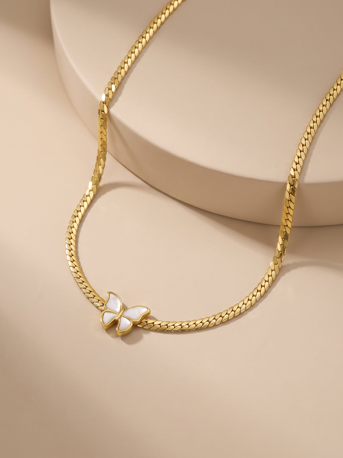 IXIA by GIVA Flutter Muse Gold Plated Necklace
