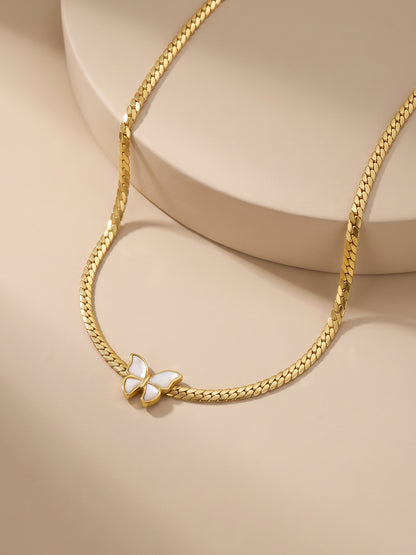 OnnMe by GIVA Flutter Muse Gold Plated Necklace