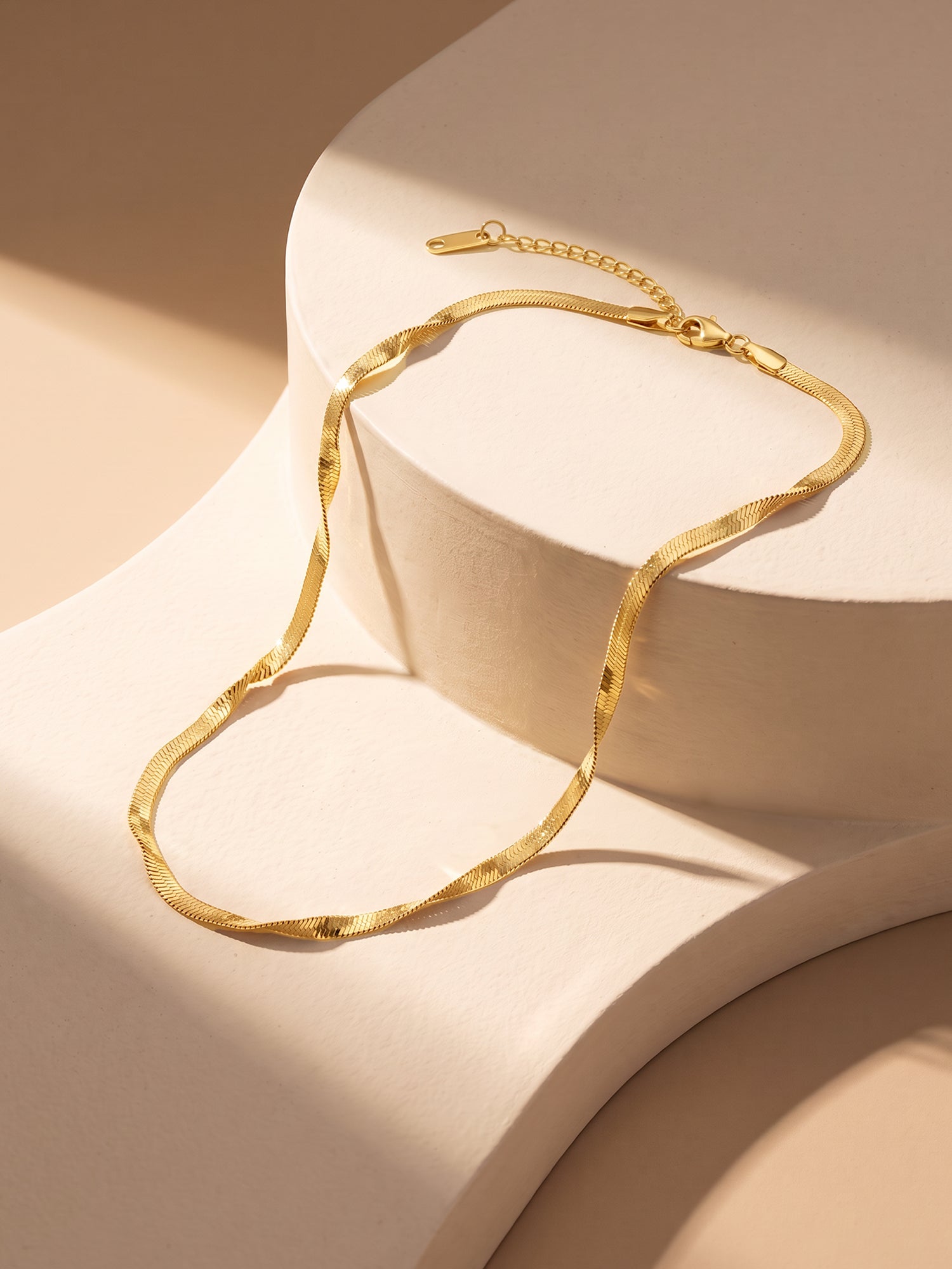 OnnMe by GIVA Sparkle Crush Gold Plated Necklace