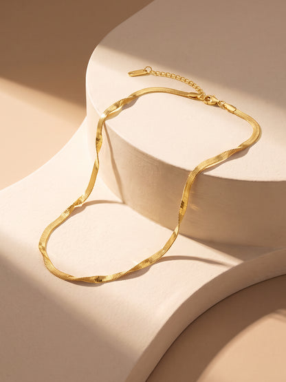 OnnMe by GIVA Sparkle Crush Gold Plated Necklace