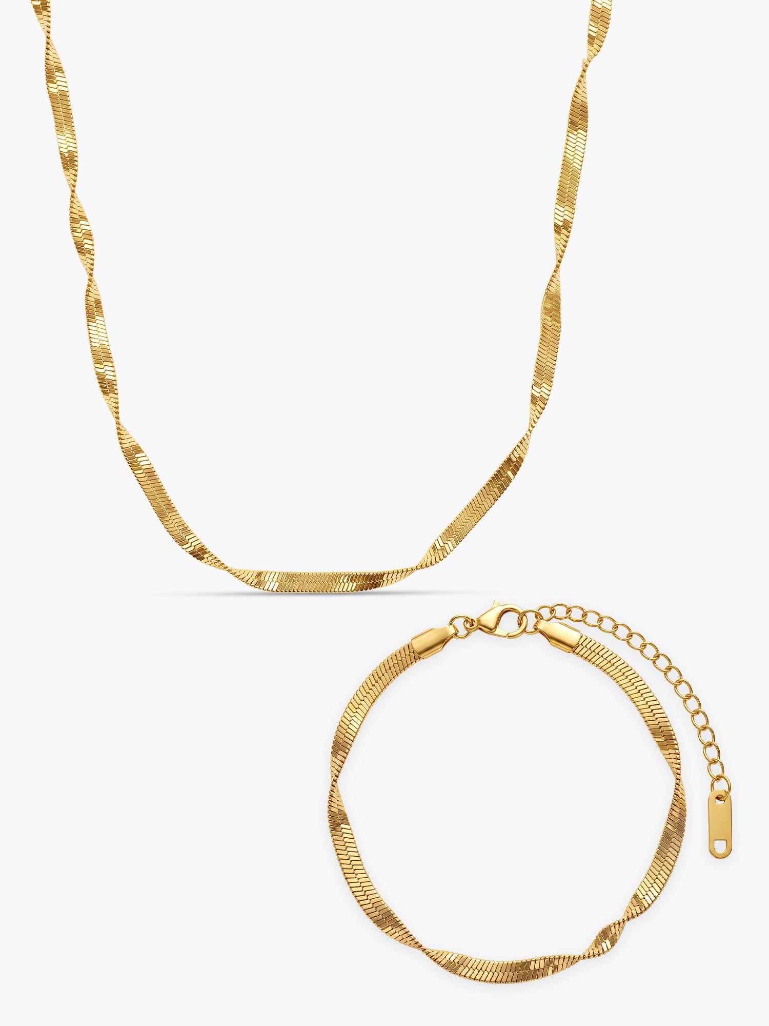 IXIA by GIVA Tressa Gold Plated Set