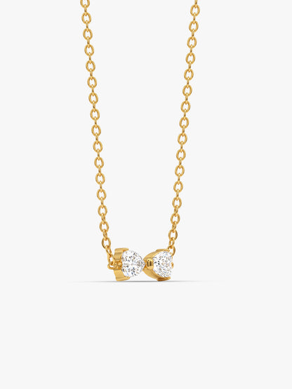 IXIA by GIVA First Date Gold Plated Necklace