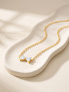 IXIA by GIVA First Date Gold Plated Necklace