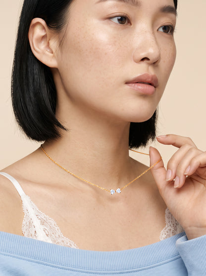IXIA by GIVA First Date Gold Plated Necklace