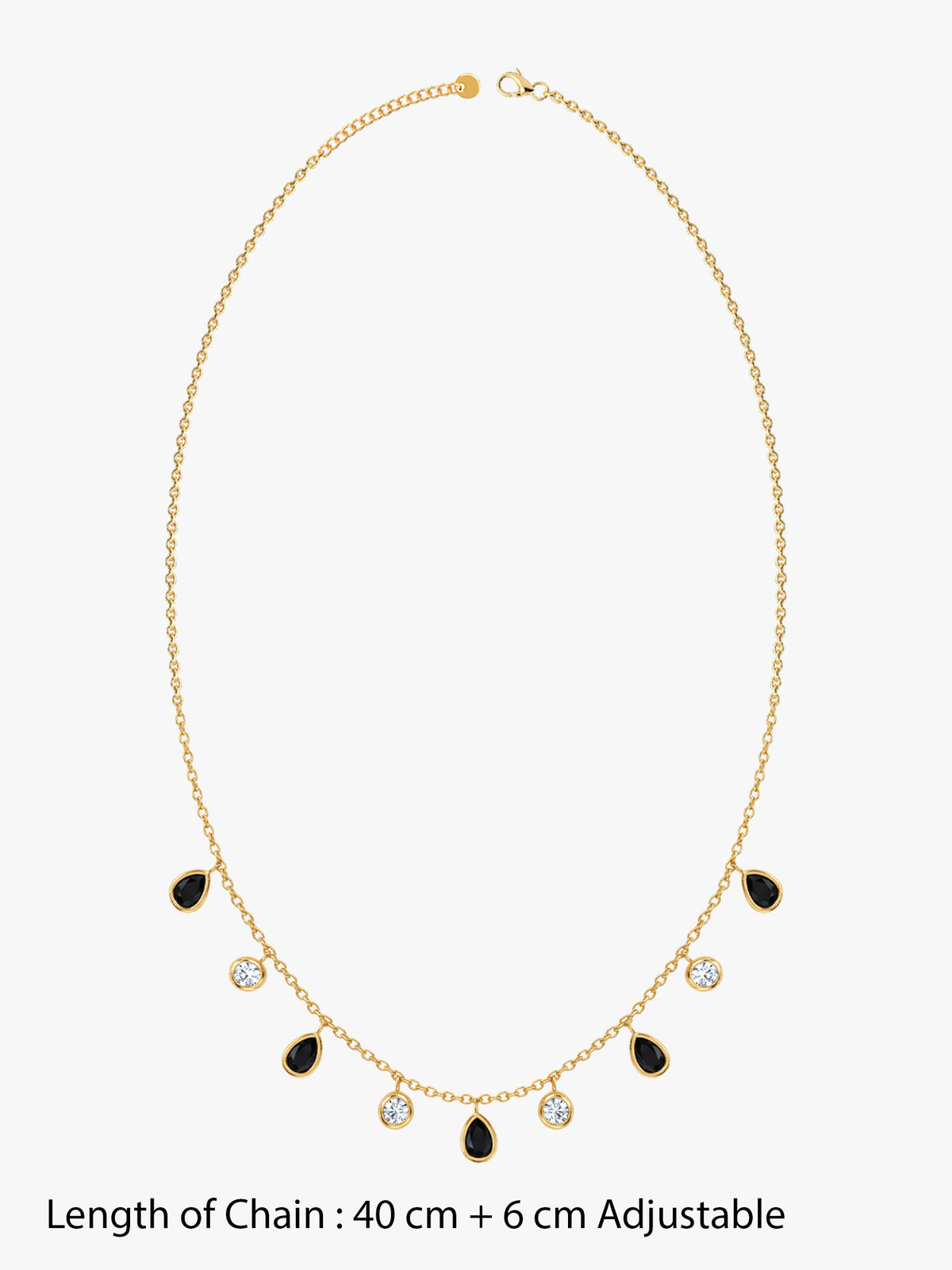 IXIA by GIVA Siren Behaviour Gold Plated Charm Necklace