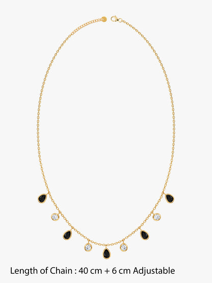 IXIA by GIVA Siren Behaviour Gold Plated Charm Necklace