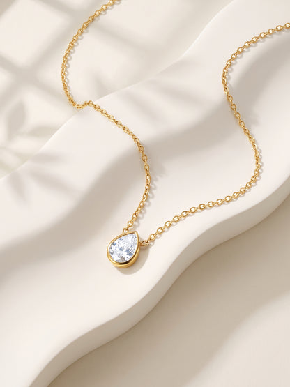 IXIA by GIVA Social Season Gold Plated Necklace
