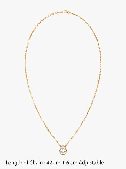 IXIA by GIVA Social Season Gold Plated Necklace