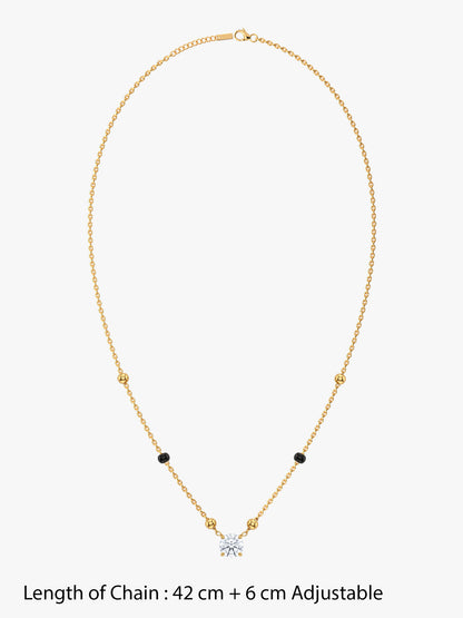 IXIA by GIVA Fairy Tail Gold Plated Necklace