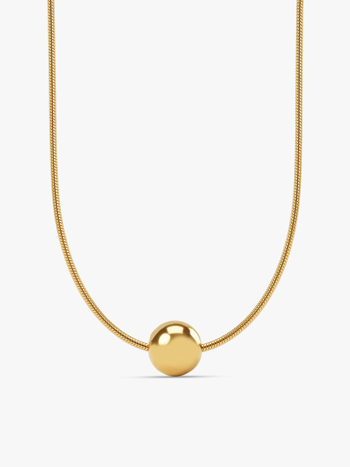 IXIA by GIVA The Bold Type Gold Plated Necklace