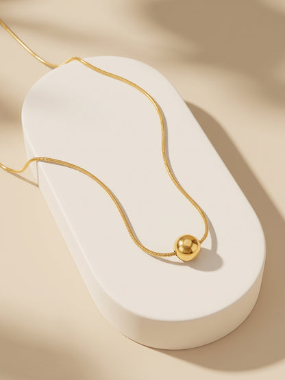 IXIA by GIVA The Bold Type Gold Plated Necklace