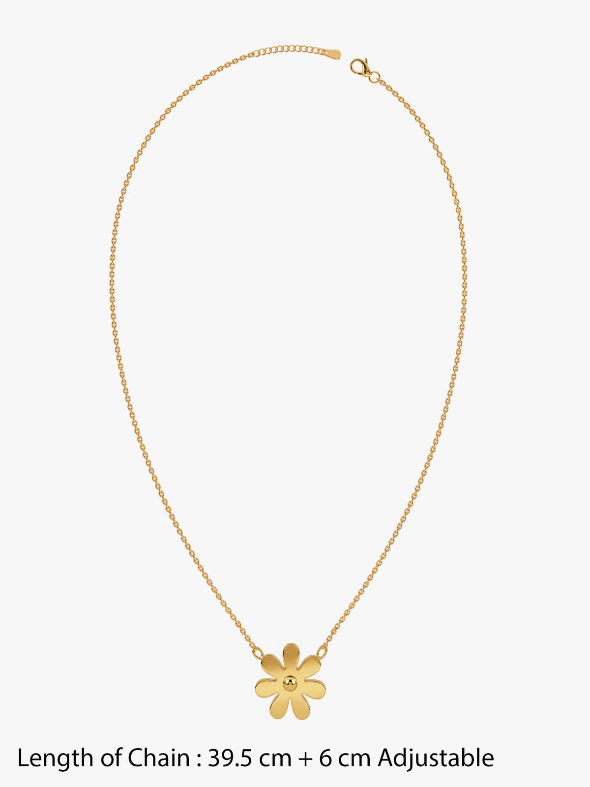 IXIA by GIVA Precious Floret Gold Plated Necklace