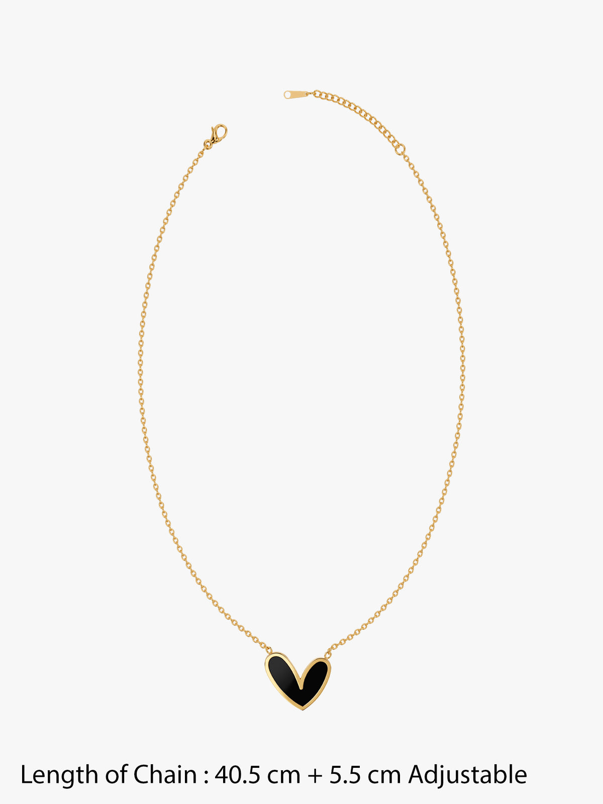 IXIA by GIVA Dark Romance Gold Plated Necklace