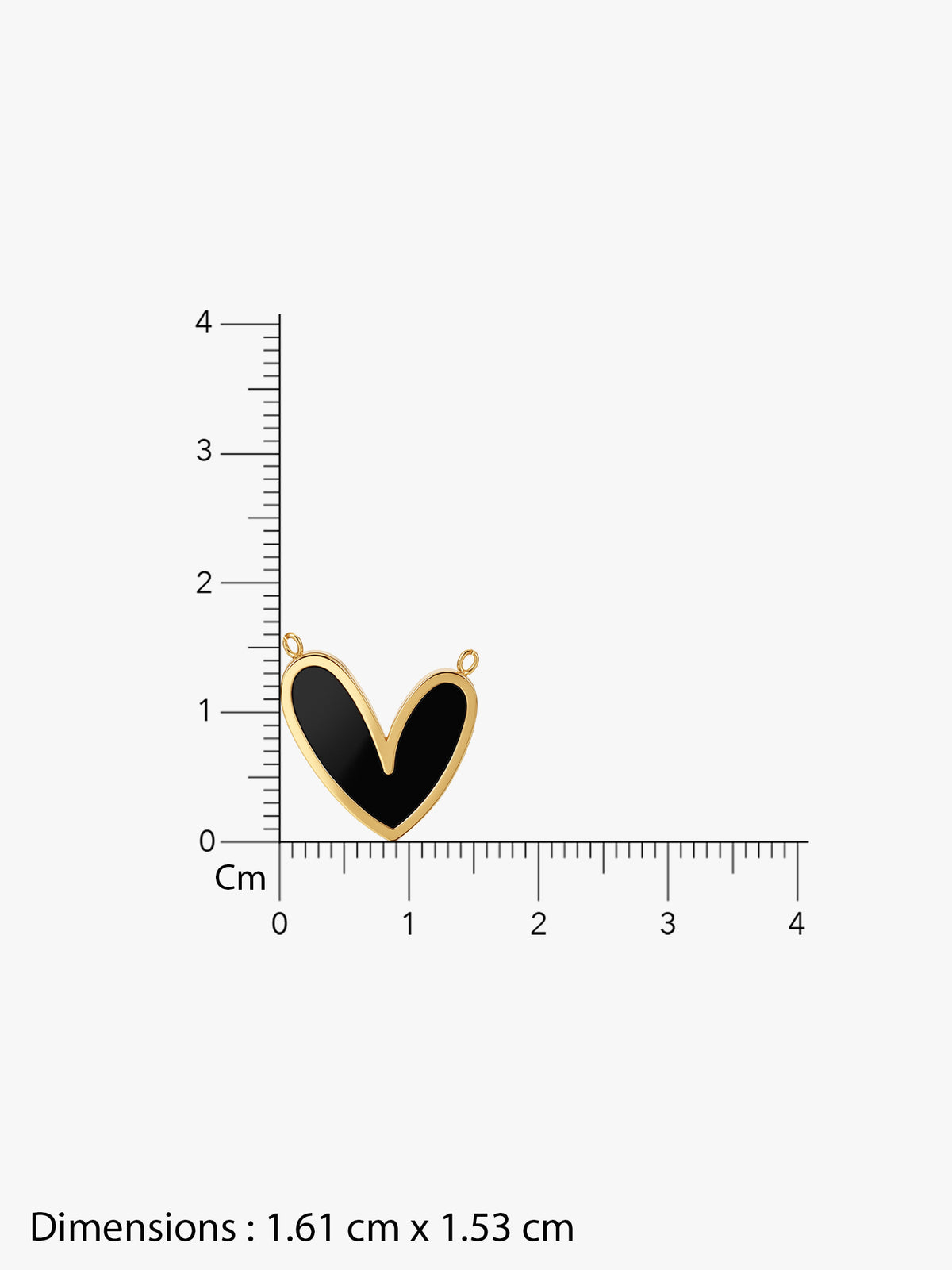 IXIA by GIVA Dark Romance Gold Plated Necklace