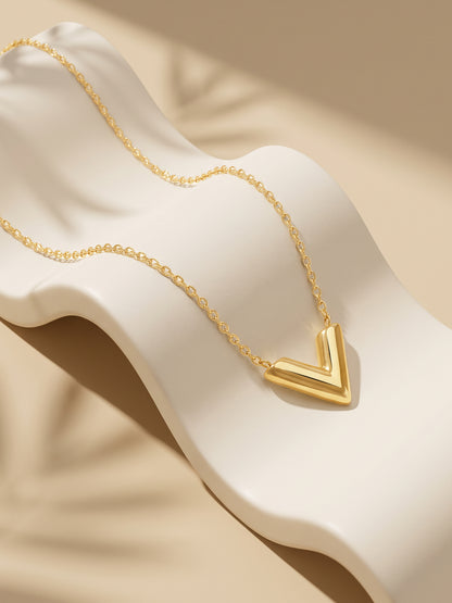 IXIA by GIVA Victory Lap Gold Plated Necklace