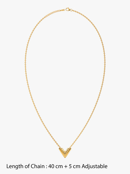 IXIA by GIVA Victory Lap Gold Plated Necklace