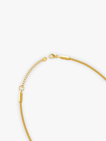 Soft Crush Gold Plated Pendant with Link Chain