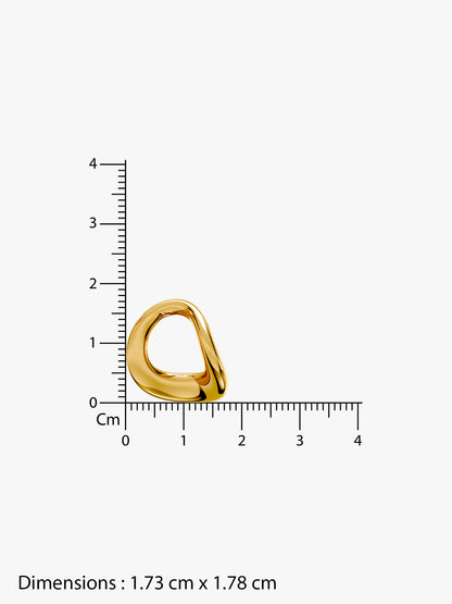 Soft Crush Gold Plated Pendant with Link Chain