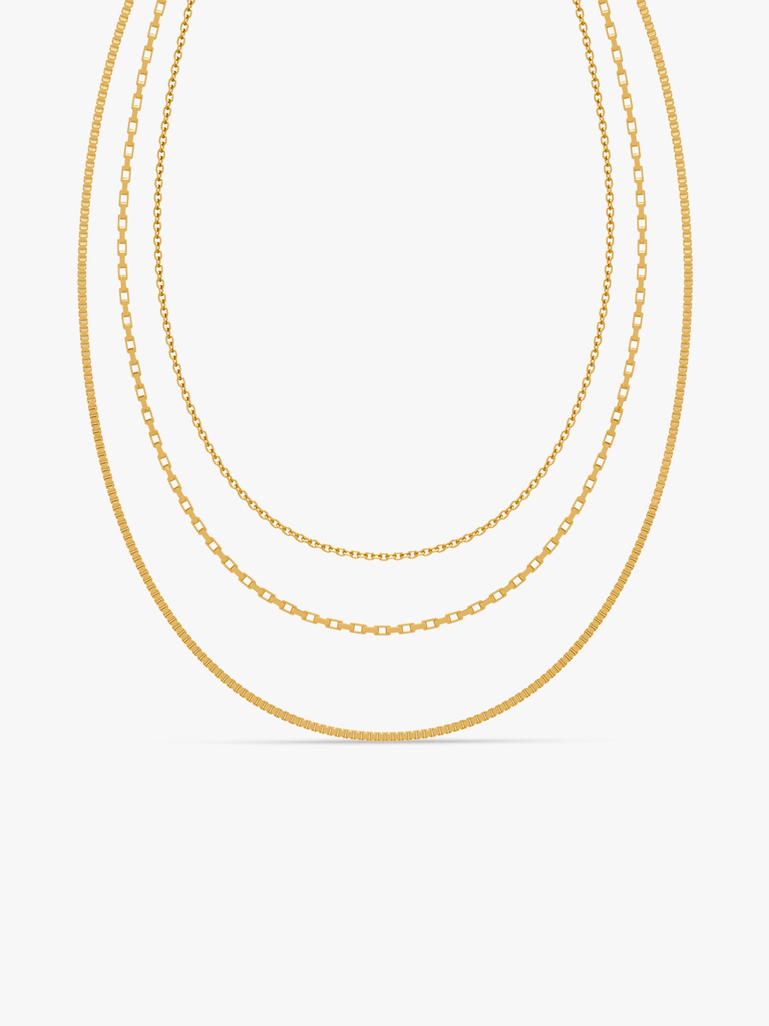 Layer Game Gold Plated Necklace