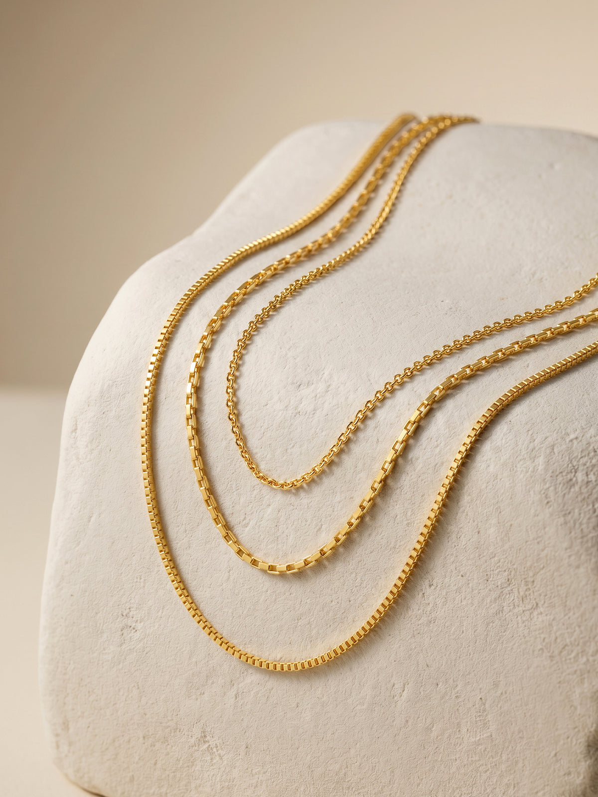 IXIA by GIVA Layer Game Gold Plated Necklace