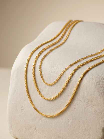 Layer Game Gold Plated Necklace