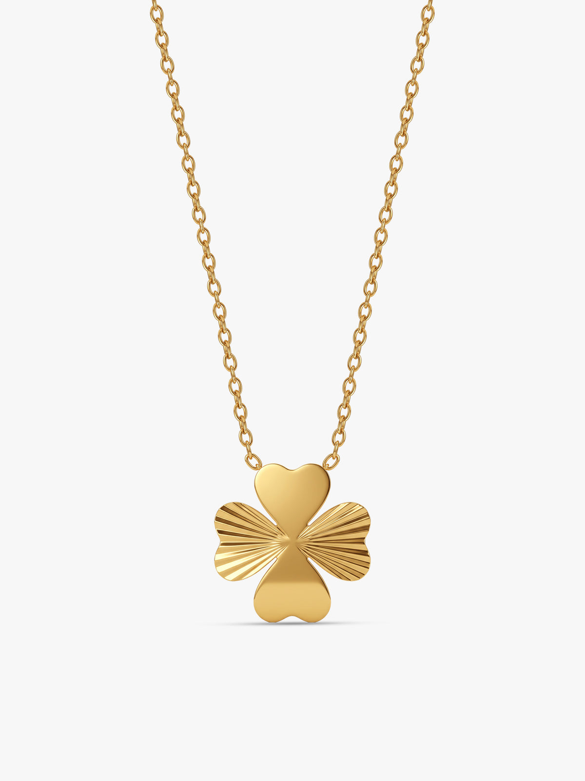 IXIA by GIVA Clover Girl Gold Plated Necklace