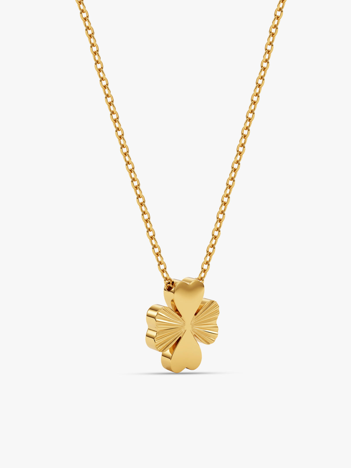 IXIA by GIVA Clover Girl Gold Plated Necklace
