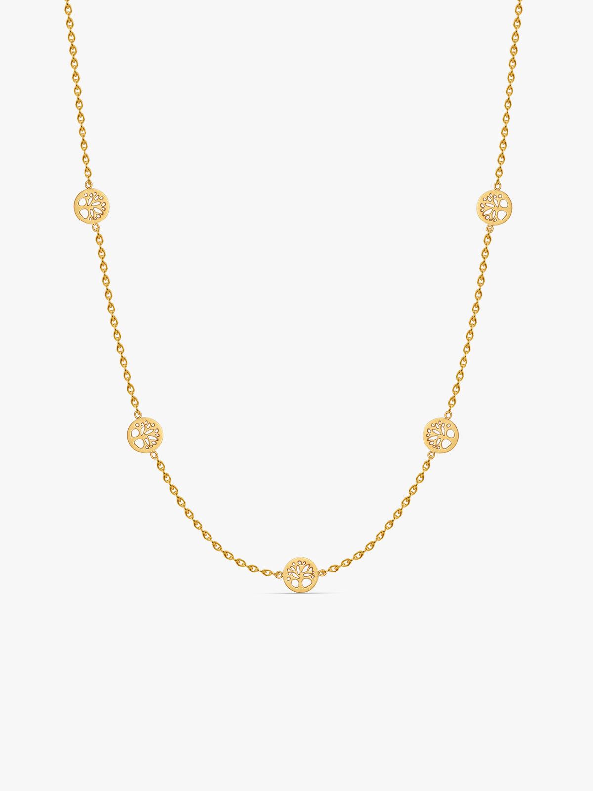 IXIA by GIVA Mystic Roots Gold Plated Necklace
