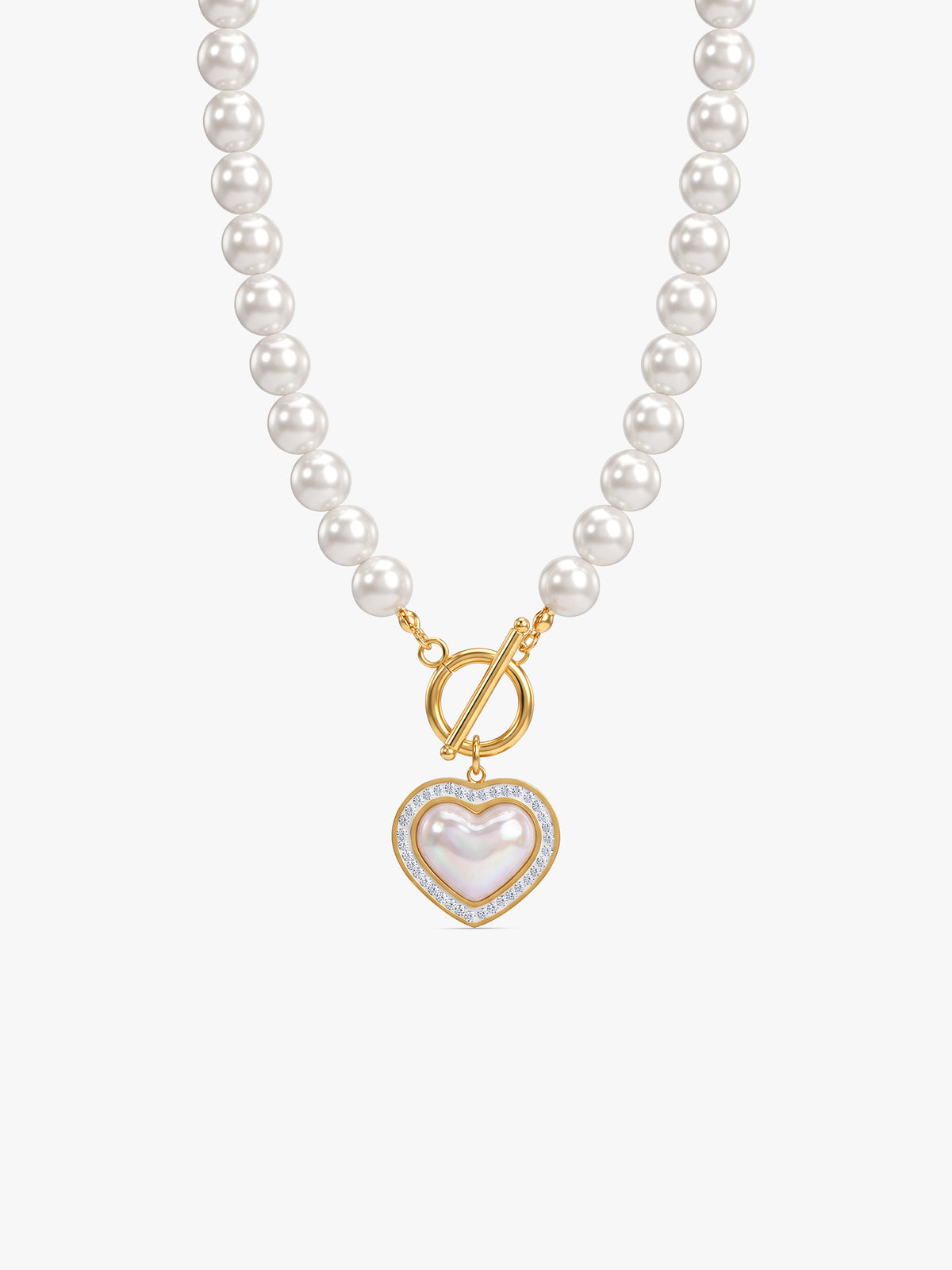 IXIA by GIVA Pearl Crush Gold Plated Necklace